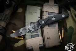 Microtech Socom Alpha Fixed Blade Knife Black G10 5" Urban Camo Drop Point 113-1UCS