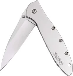 7.0" Spring Assisted Kershaw Leek Tactical Silver Pocket Knife 1660