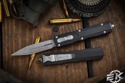 Microtech Dirac OTF Automatic Knife 3" Dagger Satin 225-4