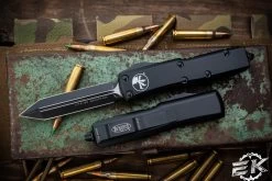 Microtech UTX-85 Spartan OTF Automatic Knife 3.1" Black 230-1T