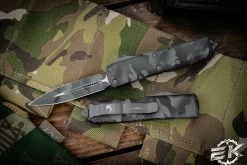 Microtech UTX-85 Urban Camo Cerakote OTF Automatic Knife 3" Dagger 232-1UCS