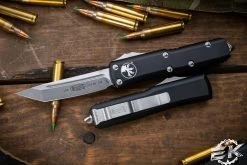 Microtech UTX-85 OTF Automatic Knife 3.1" Tanto Stonewash 233-10