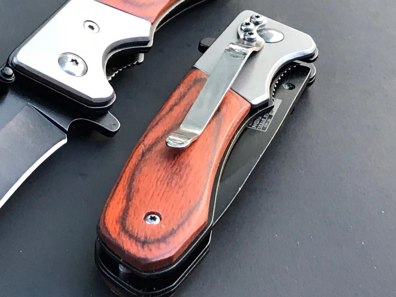 7" Tac Force TF-469 Speedster Pakkawood Folding Pocket Knife - Image 7