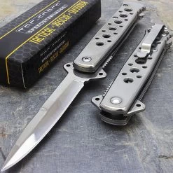7" Tac Force Milano Stiletto Folding Safety Pocket Knife (TF-698SL)