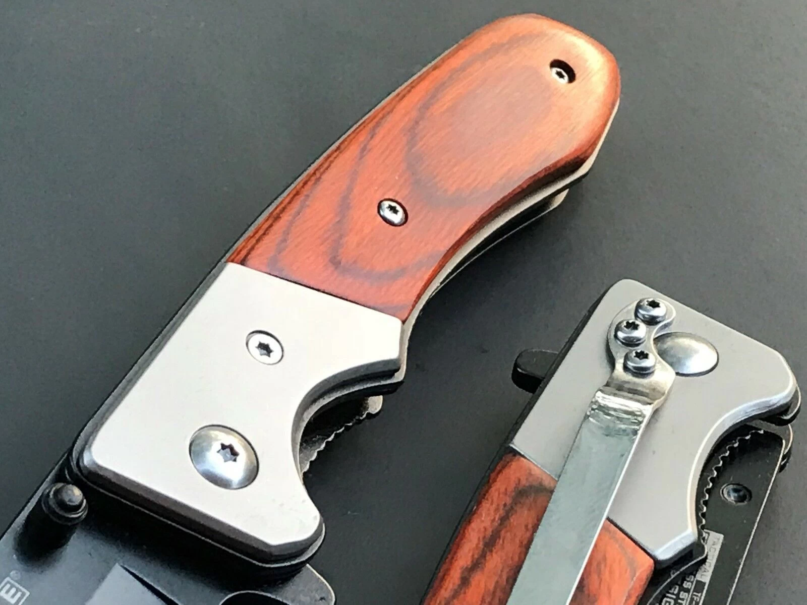 7" Tac Force TF-469 Speedster Pakkawood Folding Pocket Knife - Image 6