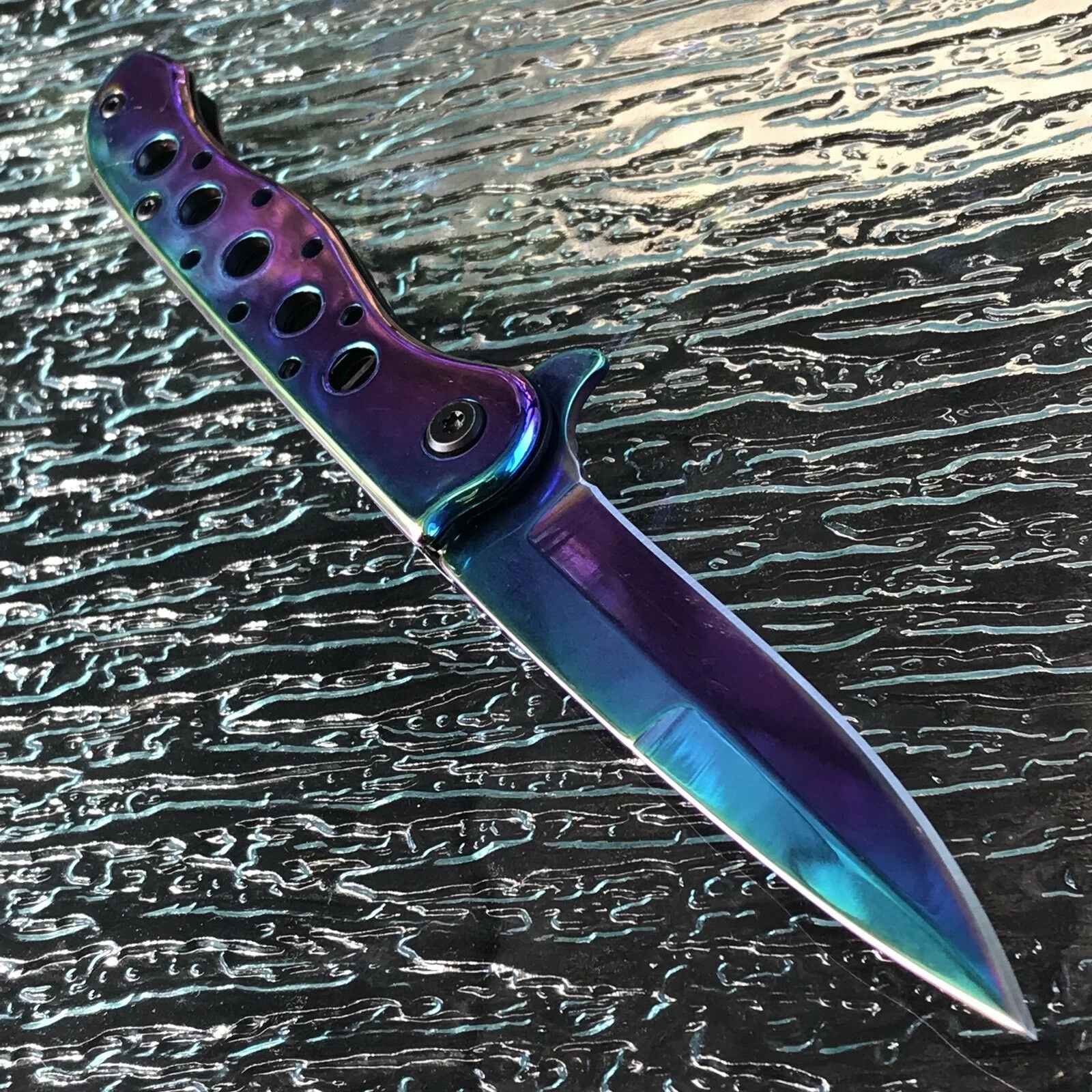 7.25" Tac Force Rainbow Spectrum Small Mini Pocket Knife TF-300382RB - Image 3