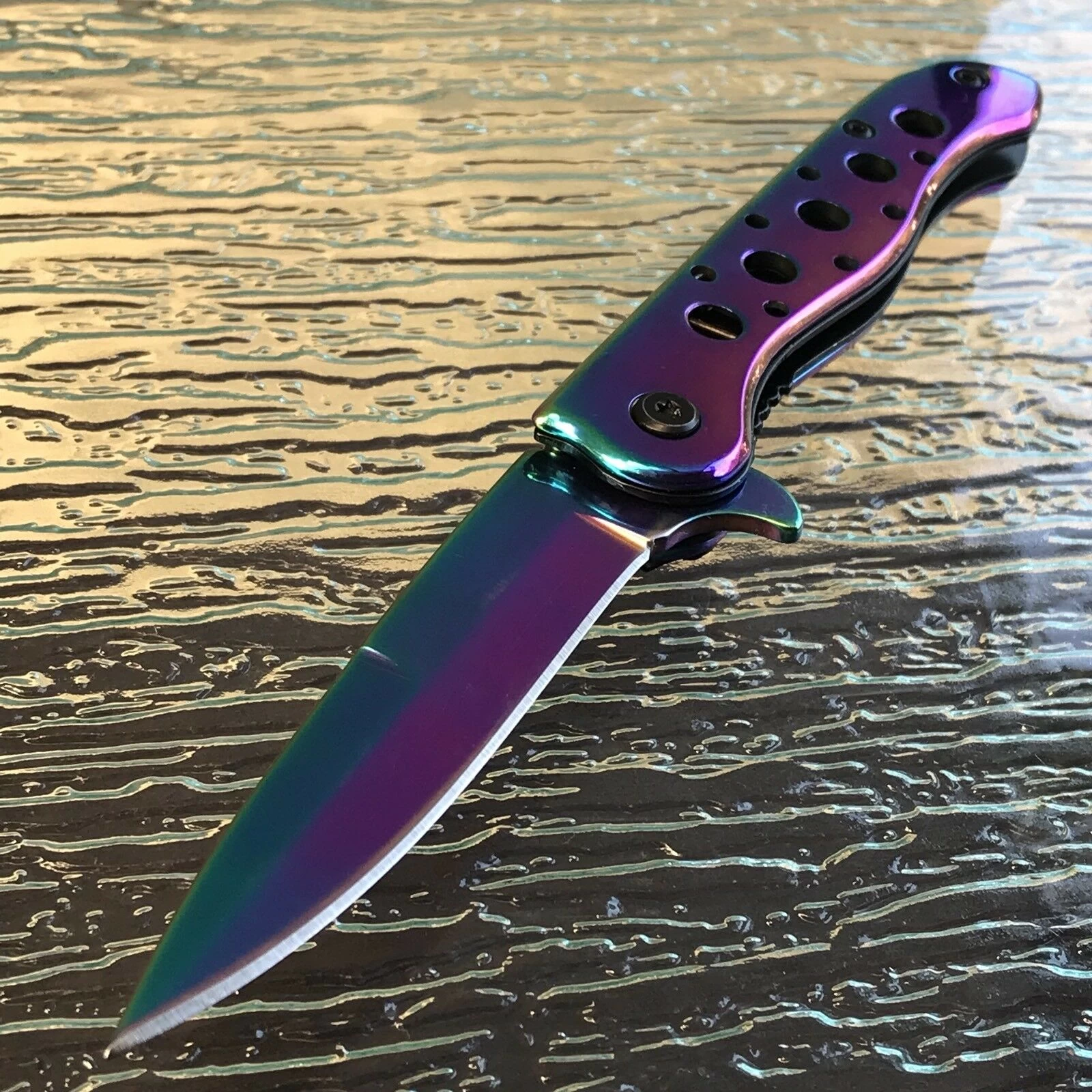 7.25" Tac Force Rainbow Spectrum Small Mini Pocket Knife TF-300382RB - Image 5
