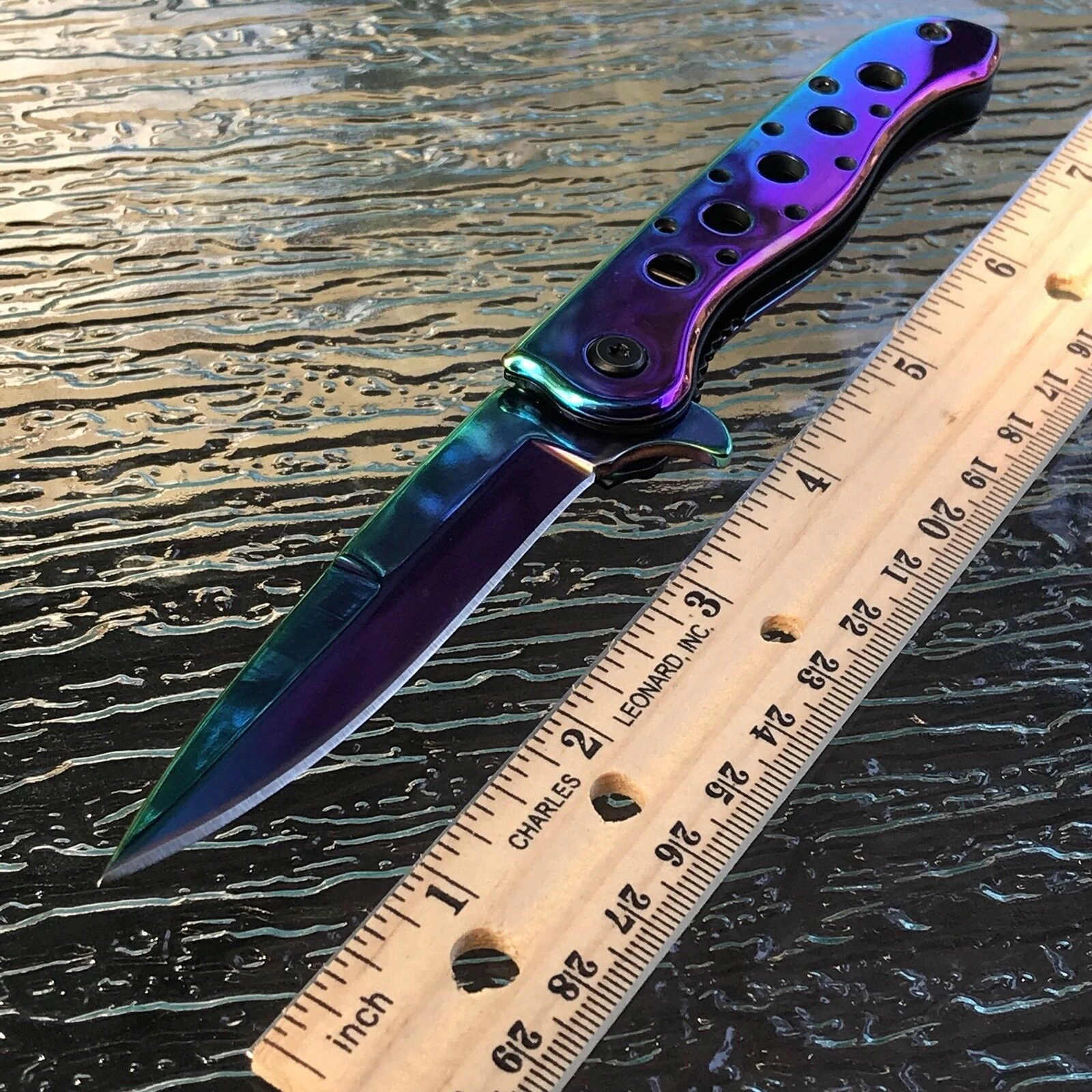 7.25" Tac Force Rainbow Spectrum Small Mini Pocket Knife TF-300382RB - Image 7