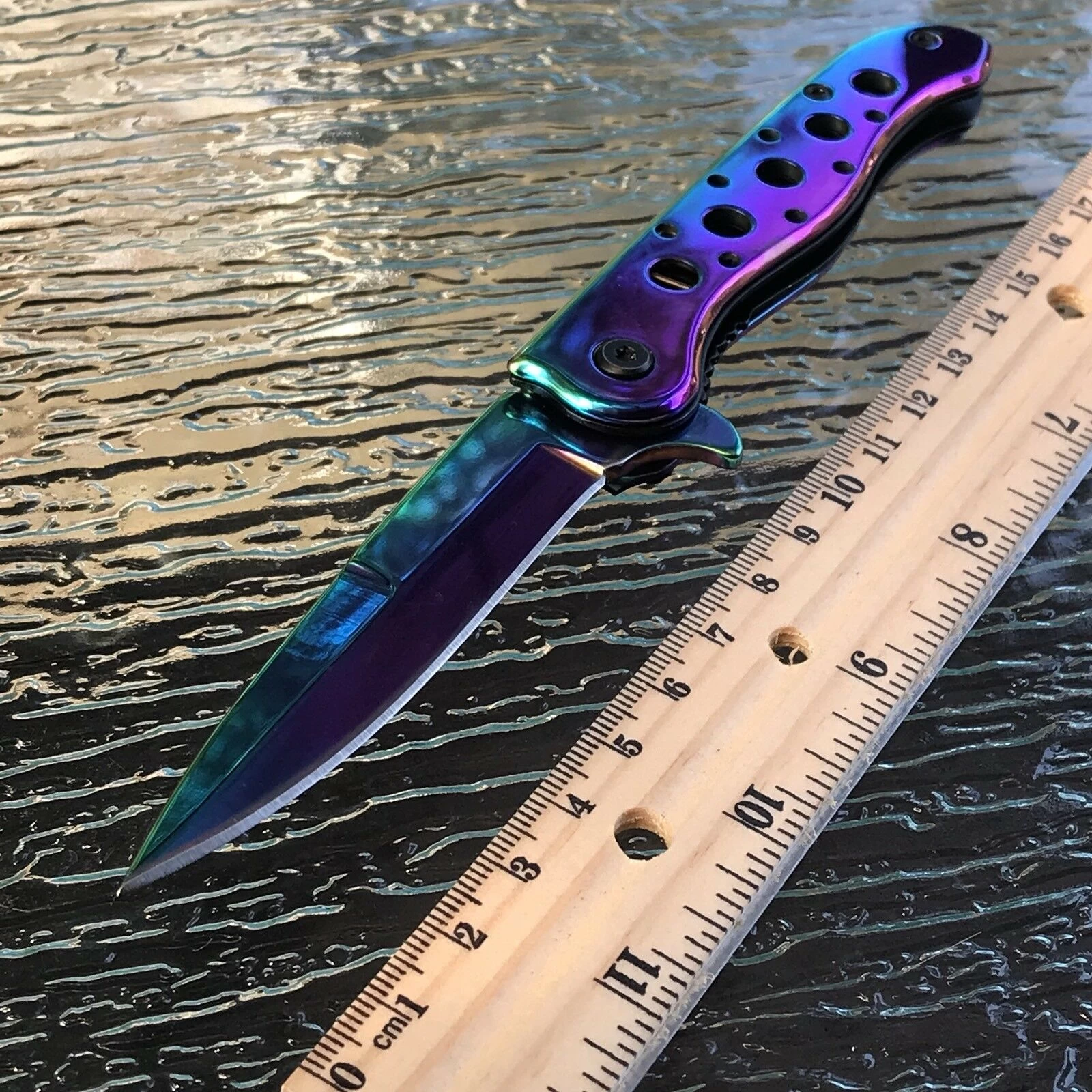 7.25" Tac Force Rainbow Spectrum Small Mini Pocket Knife TF-300382RB - Image 6