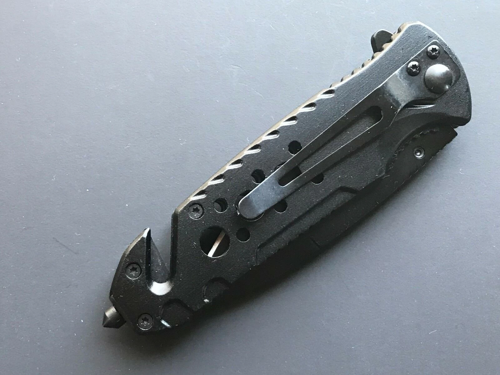 8" Wood Handle Spring Assisted Tactical Serrated Pocket Knife Blade Open Tac - Image 9