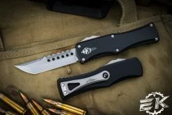 Microtech Hera Hellhound OTF Automatic Knife 3" Stonewash 919-10S