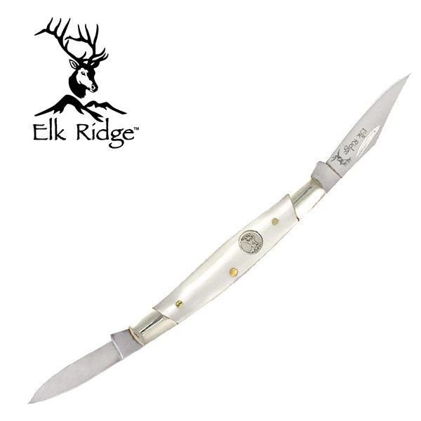 4.25" Elk Ridge Pearl Gentleman Hunting Frontier Knife ER-211WP