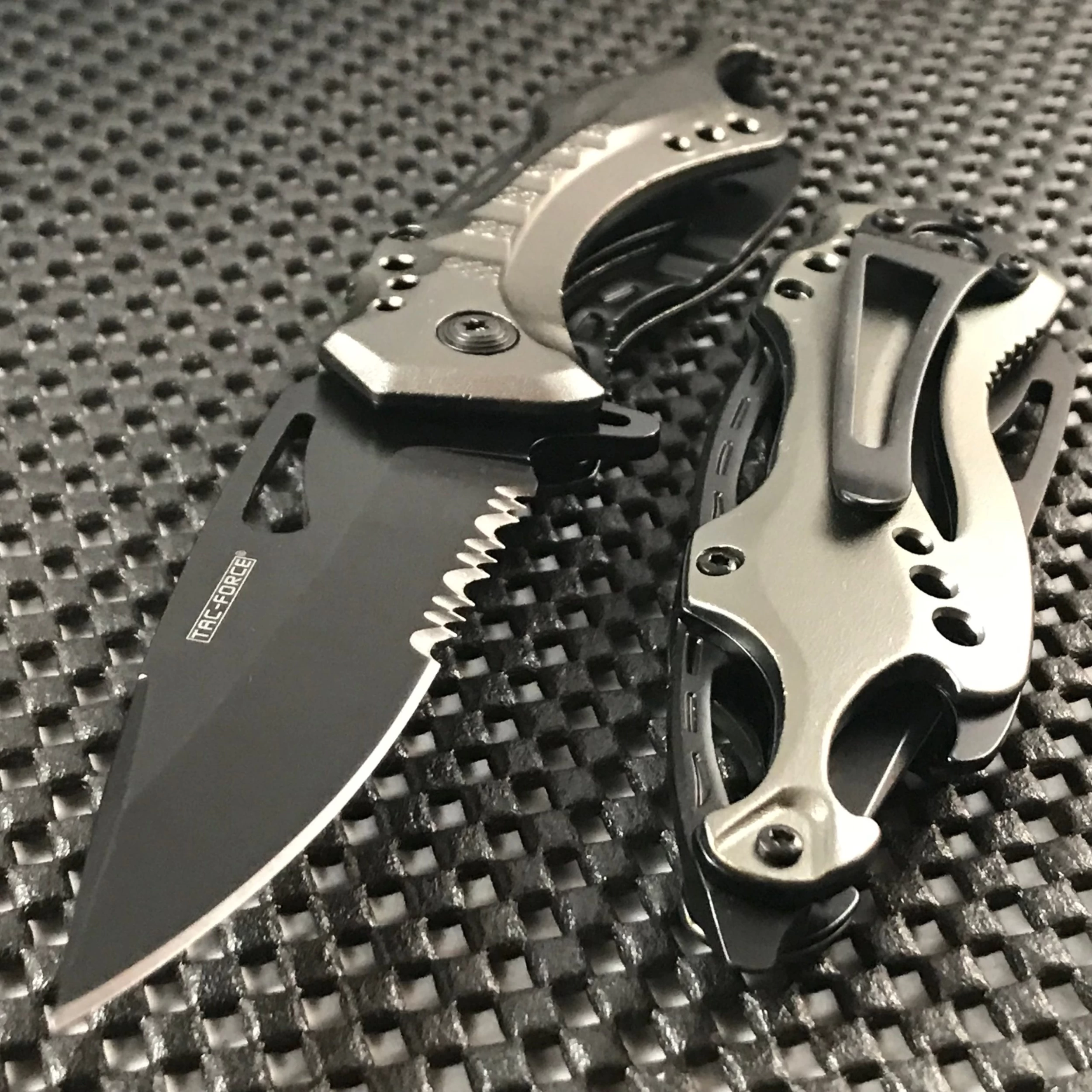 8" Tac Force Tactical Spring Assisted Folding Pocket Knife (TF-705GY) - Image 14