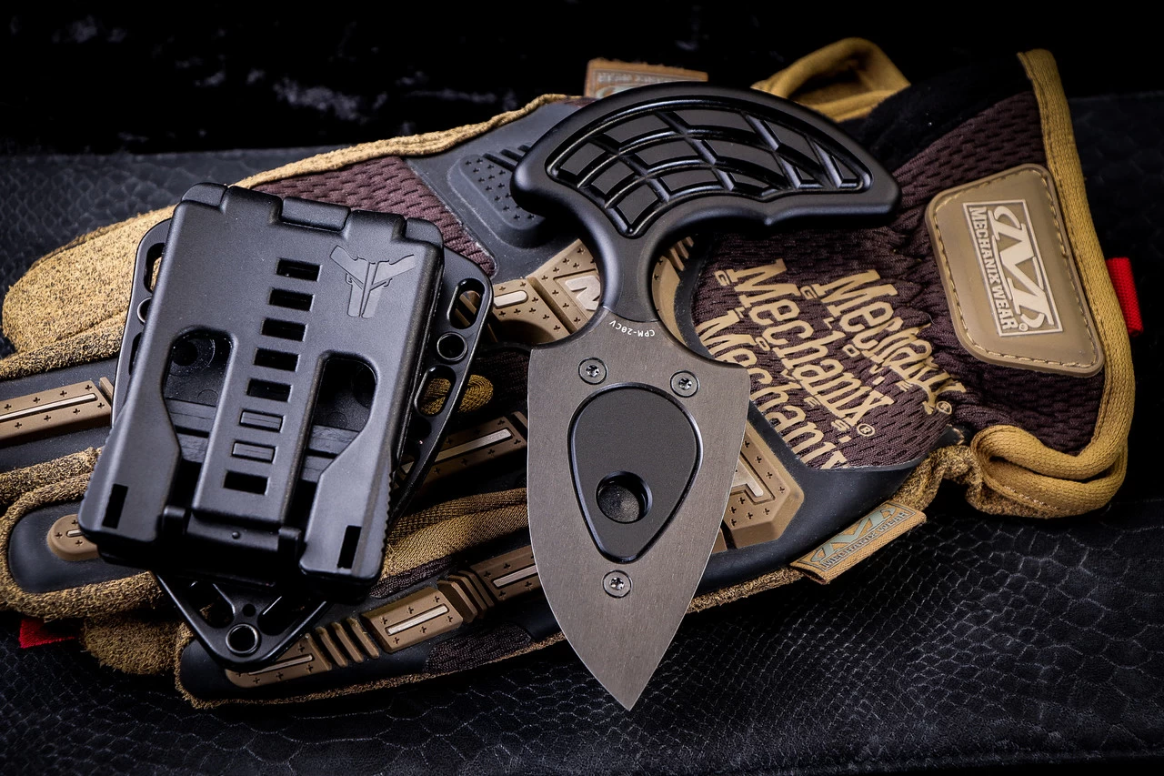 Heretic Knives Sleight Modular Push Dagger Knife DLC Tactical 2.63" Double-Edge H050-6A-T - Image 2