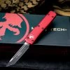 Microtech UTX-70 OTF Automatic Knife Red 2.4" Tanto Black 149-1RD