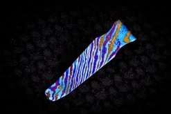 Maverick Customs Pocket Clip 3 Alloy Twist Timascus (Fits Microtech Combat Troodon)