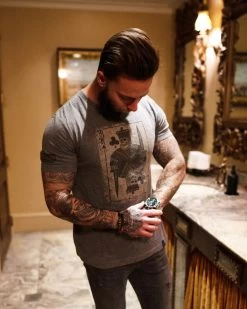 Microtech King Card Tee Shirt SS Crew Unisex