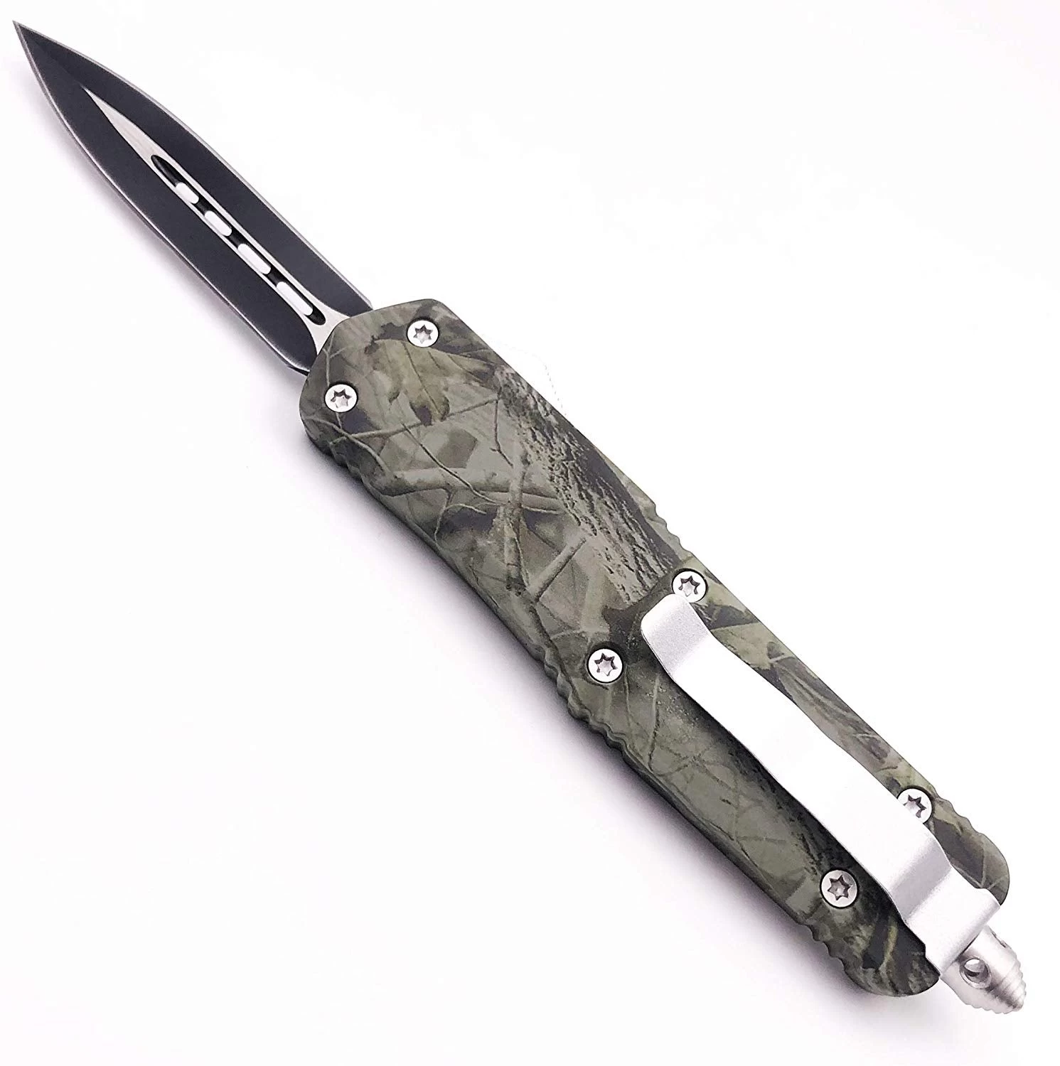 9.0" OTF Knife NK Green Viper High Carbon Assisted EDC - Image 8