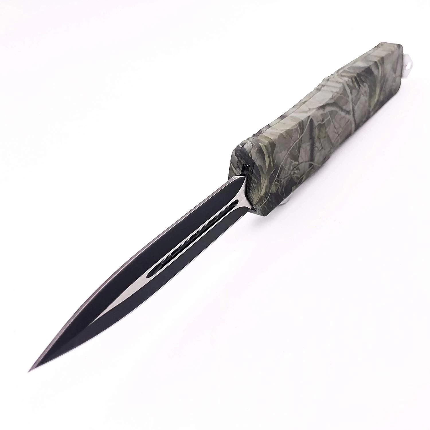 9.0" OTF Knife NK Green Viper High Carbon Assisted EDC