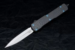 Hogue Knives Counterstrike OTF Automatic Knife Stonewashed Blade W/ Carbon Fiber Handles- 34890-LIM