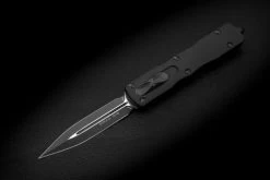 Microtech Knives Dirac Dagger OTF Automatic Knife Tactical Blackout - 225-1T