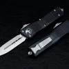 Microtech Knives Combat Troodon D/E OTF Automatic Knife Stonewashed Blade W/ Black Handle - 142-10