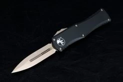 Microtech Knives Hera D/E OTF Automatic Knife Bronze Blade W/ Black Handle- 702-13
