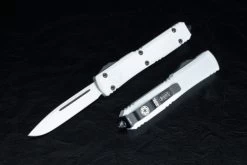 Microtech Knives Ultratech S/E Stormtrooper OTF Automatic Knife White Blade And White Handle - 121-1STD