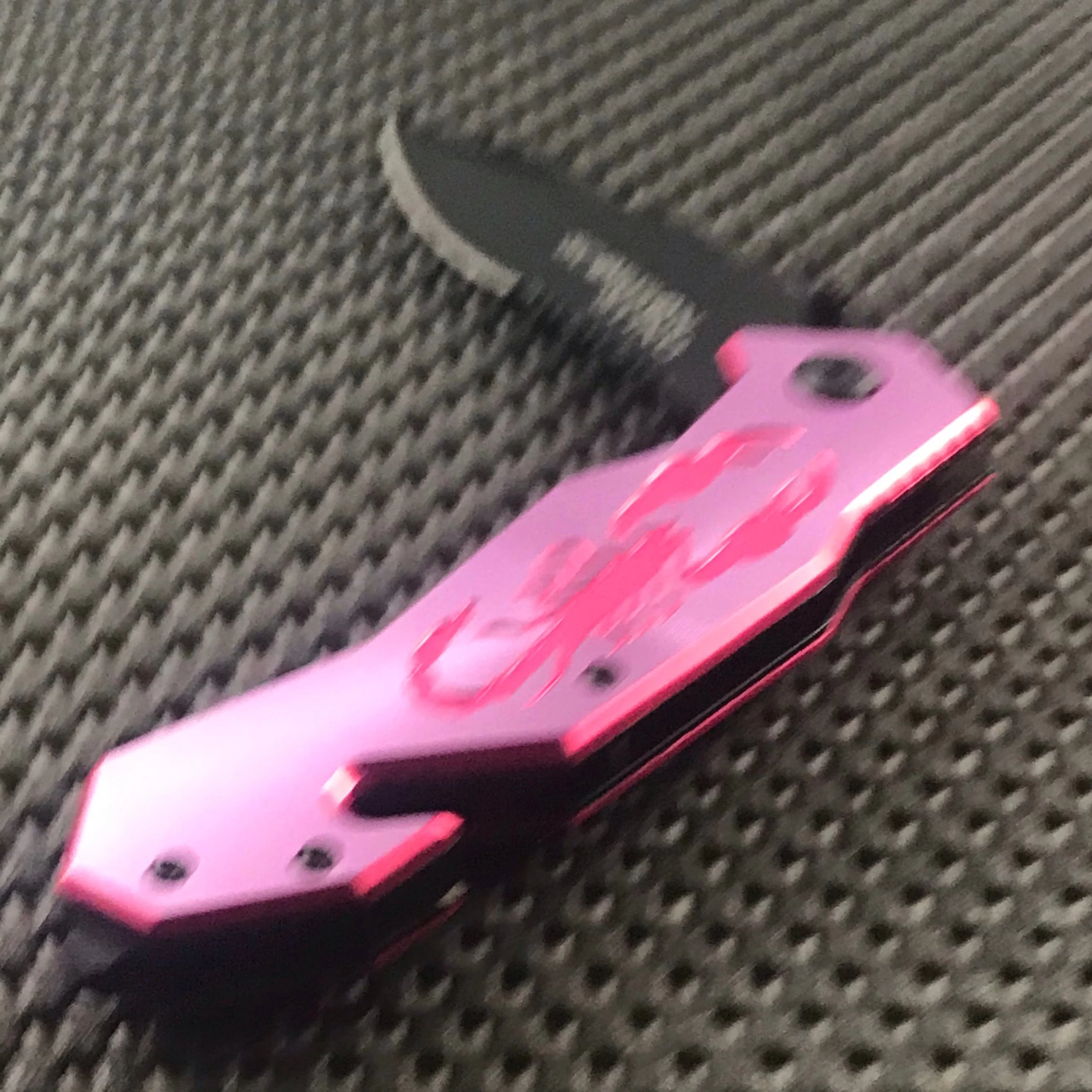 6.5β Tac Force Pink Scorpion Spring Assisted Rescue Fantasy Pocket Knife - Image 10
