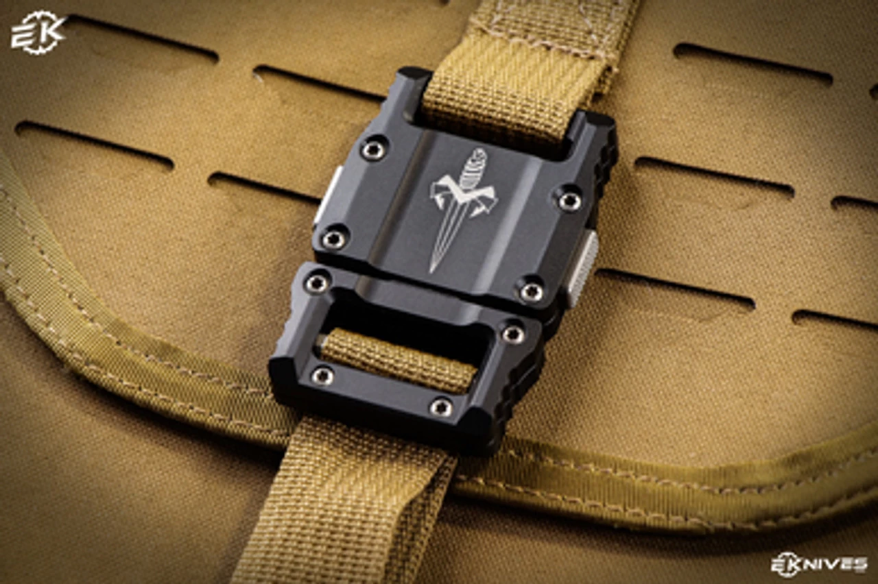 Marfione Custom BADMF Tactical Knives Storage Case Coyote Tan Nylon W/ Carrying Strap - Image 3