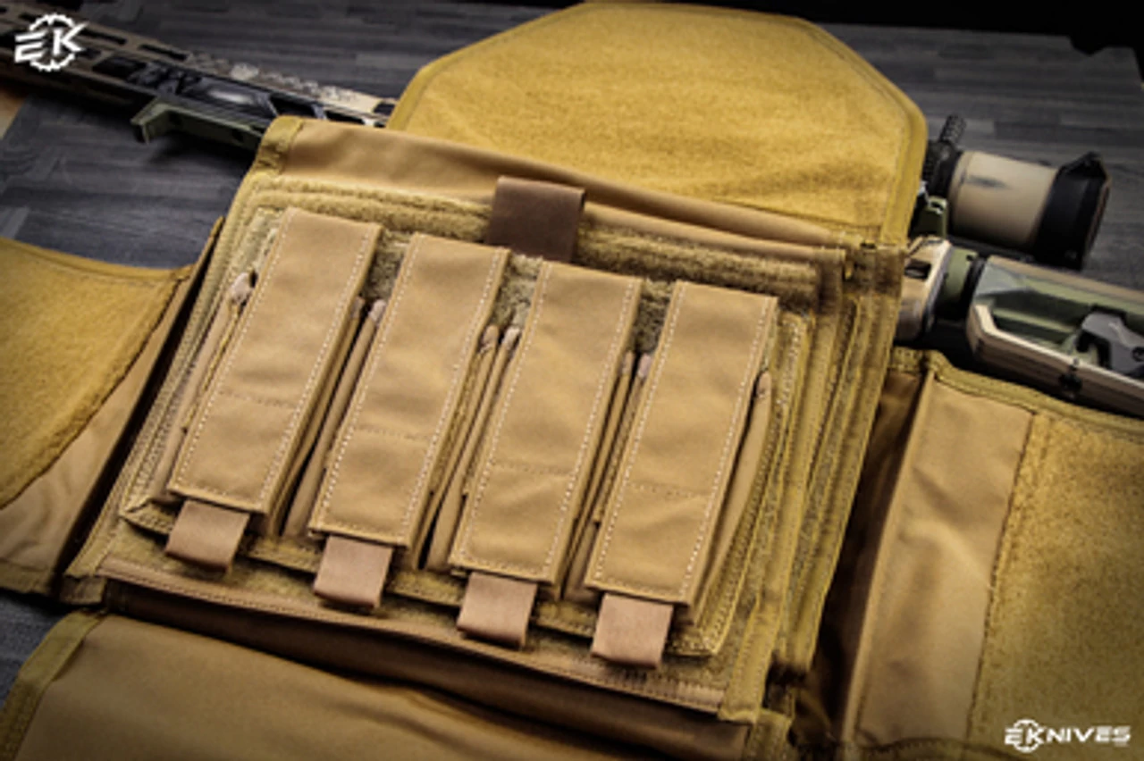 Marfione Custom BADMF Tactical Knives Storage Case Coyote Tan Nylon W/ Carrying Strap - Image 5