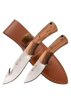 Elk Ridge - Fixed Blade Knives - Set Of 2 - ER-200-10BR