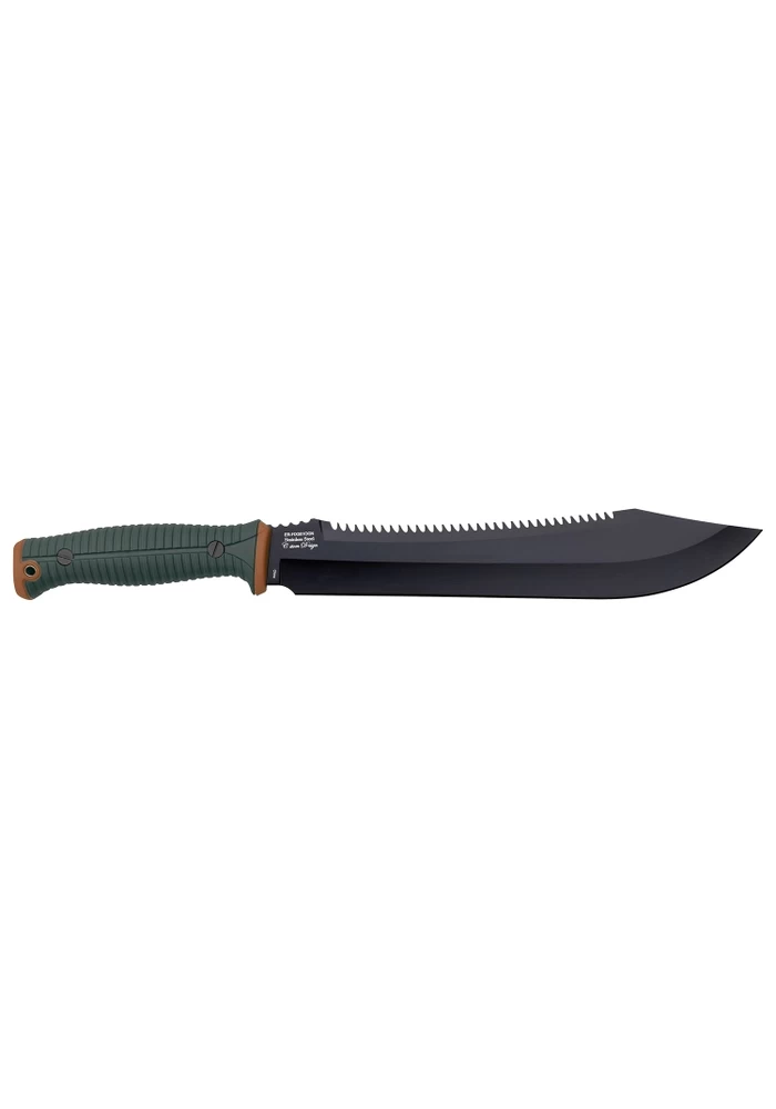 Elk Ridge Fixed Blade Knife (Clamshell) - ER-FIX001OGN - Image 2