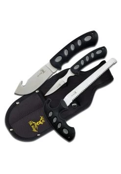 Elk Ridge - 3-PC Hunting Knife Set With Combo Sheath - ER-252