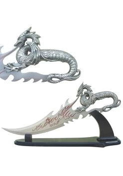 BladesUSA - Fantasy Fixed Blade Knife With Display Stand - HK-3053